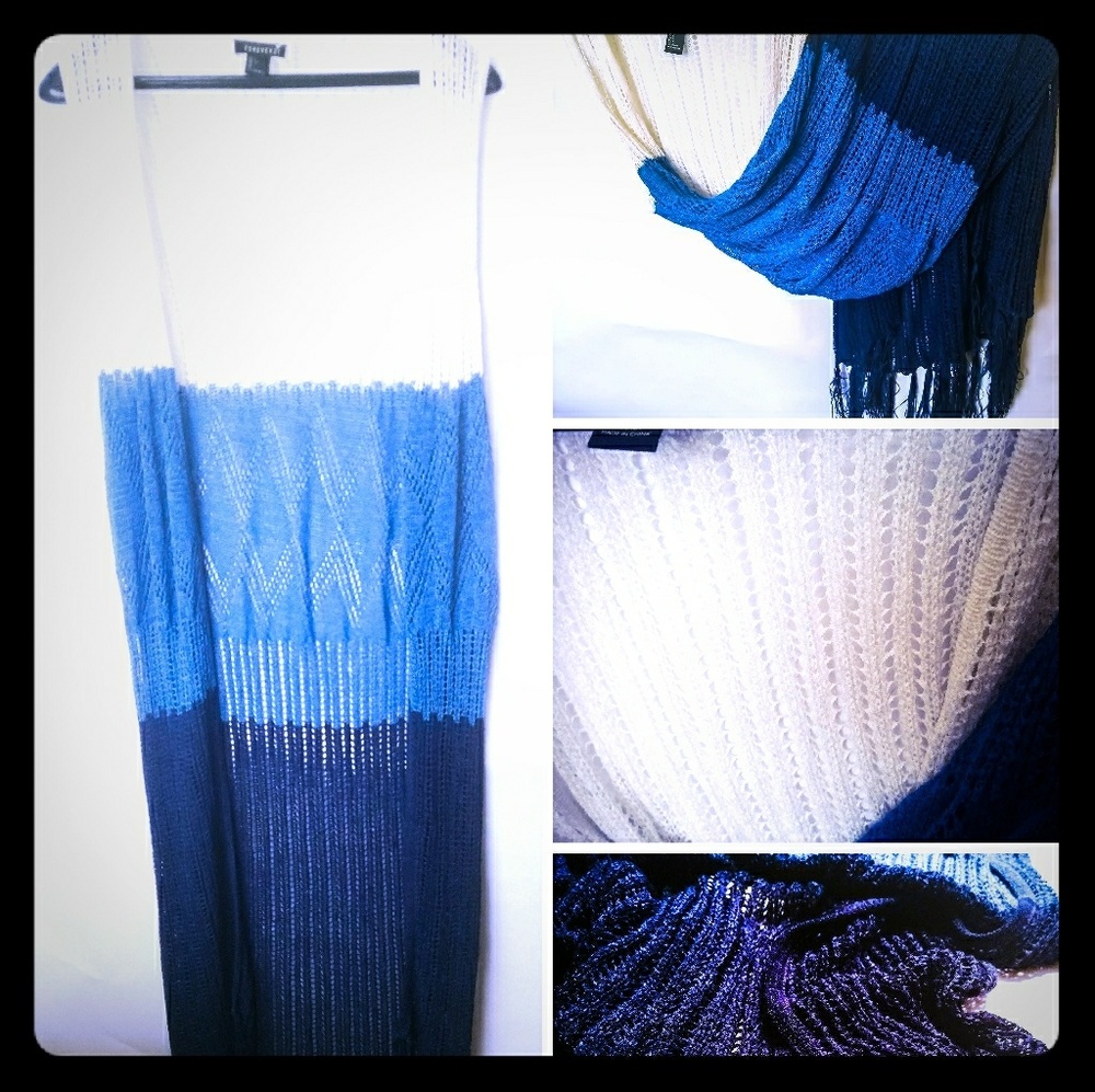 Long, fringed sweater